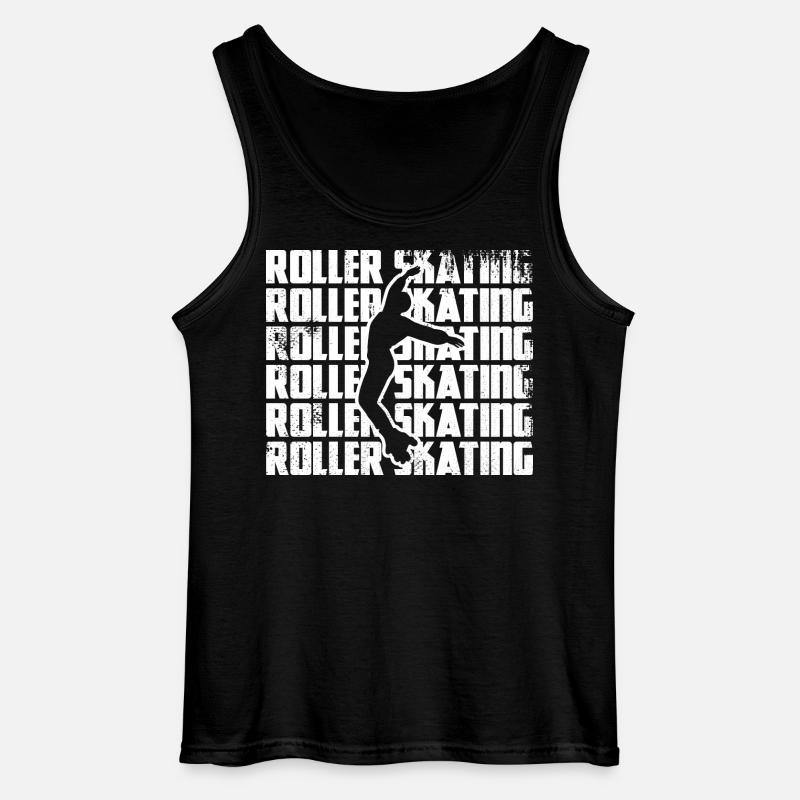 Rollkunstlauf - Gildan Männer Tank Top - Schwarz
