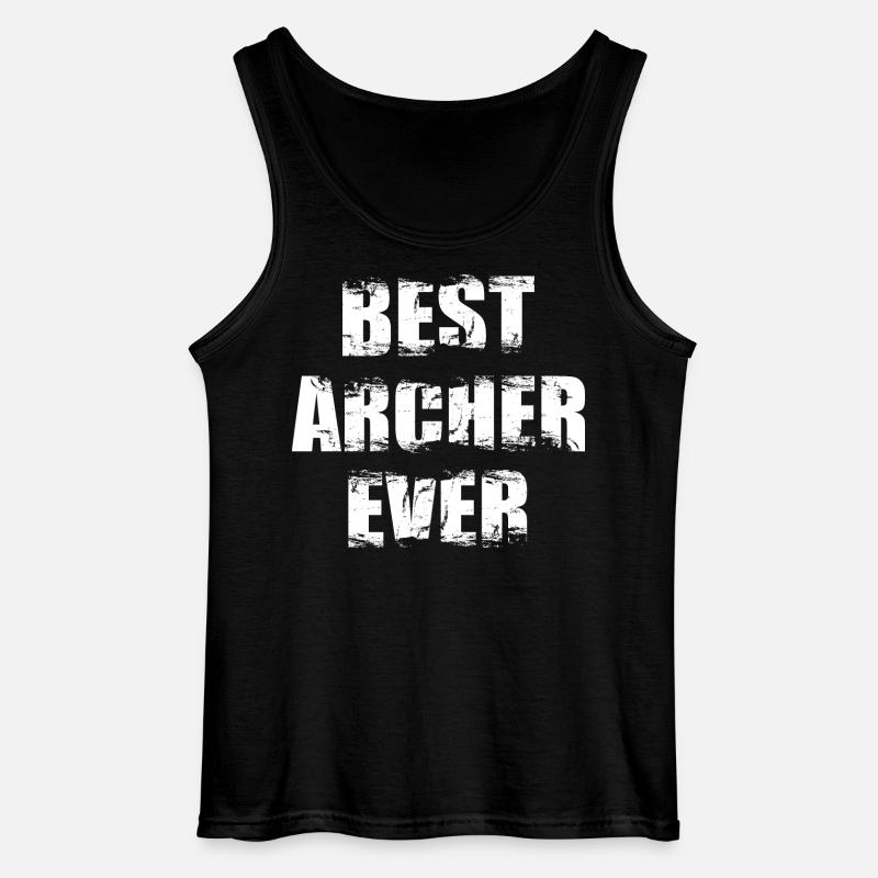 Bester Bogenschütze - Gildan Männer Tank Top - Schwarz