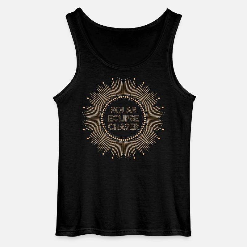 Solar eclipse chaser - Gildan Männer Tank Top - Schwarz
