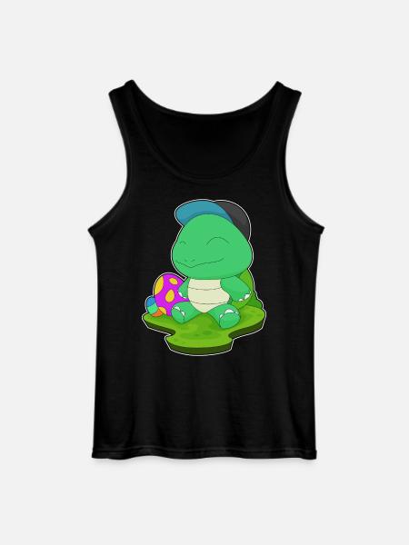 Turtle Easter Easter Eggs - Gildan Men’s Tank Top - black
