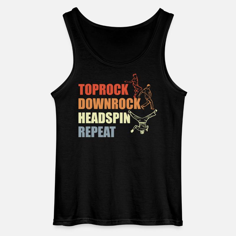 Breakdance Routine - Gildan Männer Tank Top - Schwarz