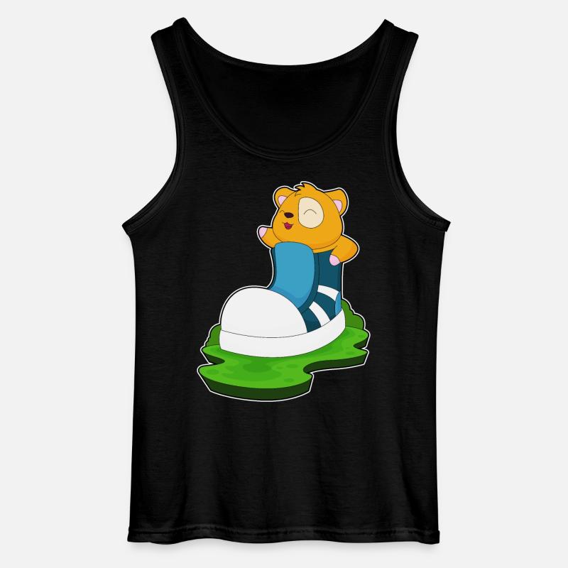 Hamster großer Schuh - Gildan Männer Tank Top - Schwarz