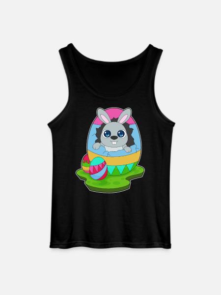 Bunny Easter Easter Egg - Gildan Men’s Tank Top - black