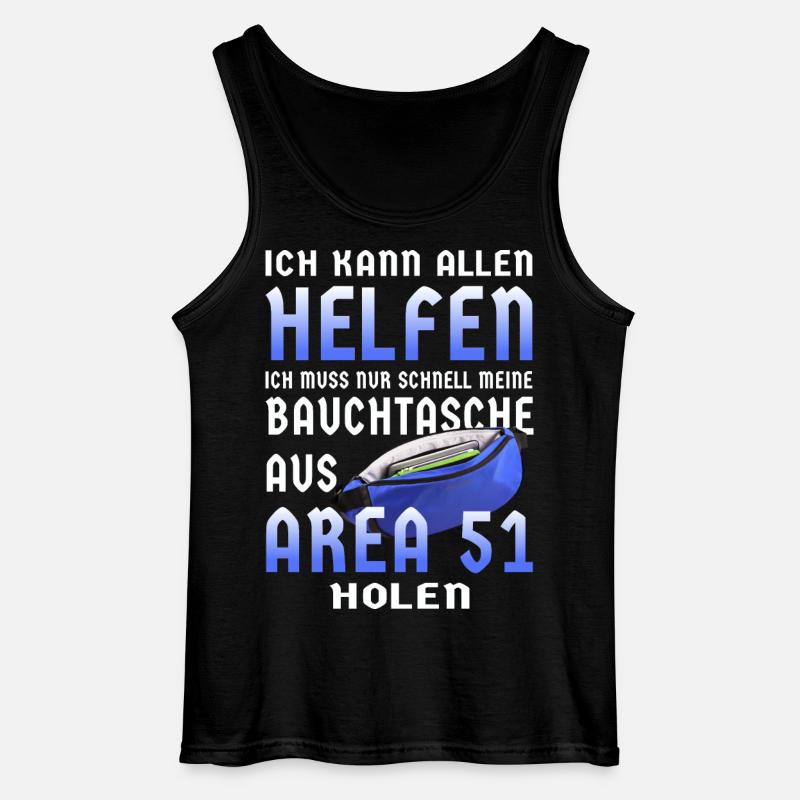 Meine Bauchtasche - Gildan Männer Tank Top - Schwarz