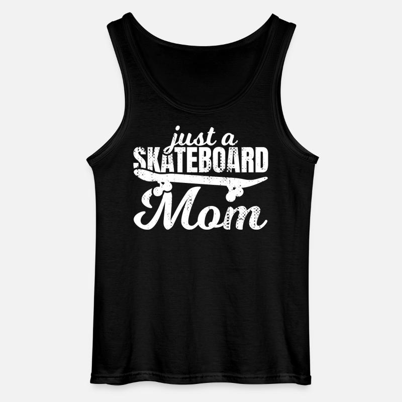 Nur eine Skateboard Mutter - Gildan Männer Tank Top - Schwarz