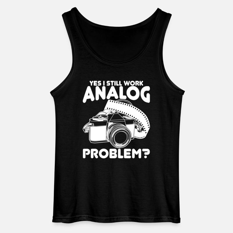Fotografie Witz - Gildan Männer Tank Top - Schwarz