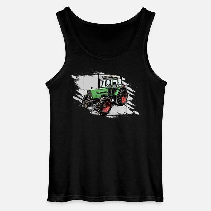 Traktor Farmer 306 - Gildan Männer Tank Top - Schwarz