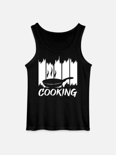 Fun cooking - Gildan Men’s Tank Top - black