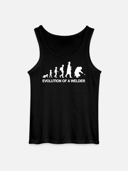 Évolution d’un soudeur - Débardeur Gildan Homme - noir