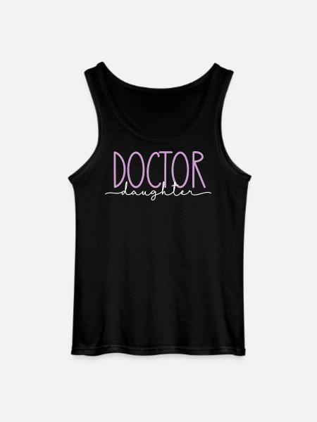 Doktor stolze Tochter süßes Geschenk - Gildan Männer Tank Top - Schwarz