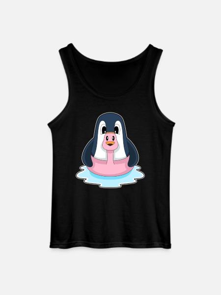 Pinguin Flamingo - Gildan Männer Tank Top - Schwarz