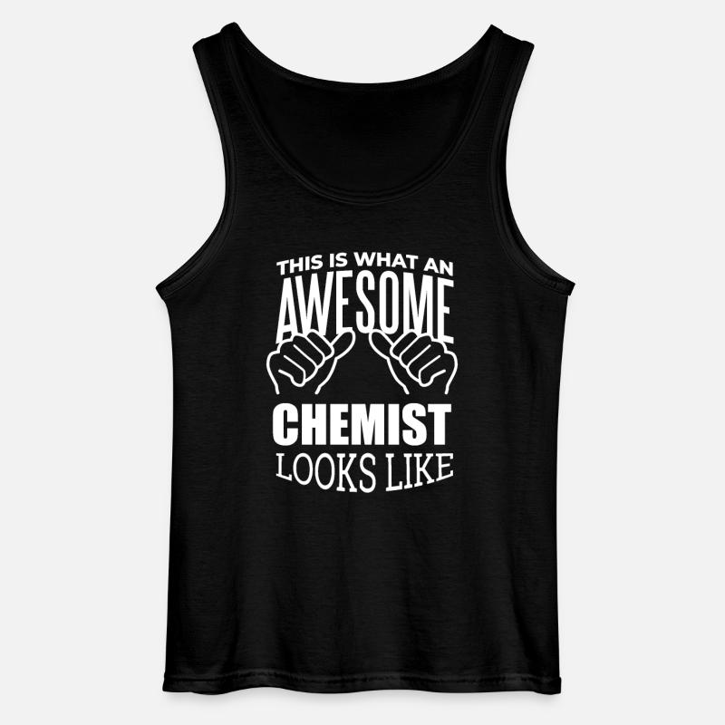 Chemiker - Gildan Männer Tank Top - Schwarz