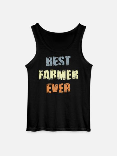 Best farmer of all time - Gildan Men’s Tank Top - black