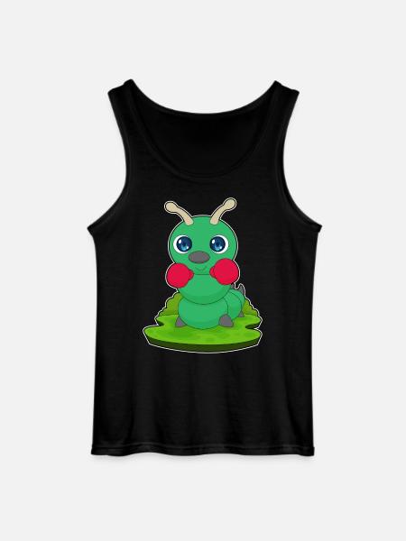 Raupe Boxer Boxhandschuhe Boxen - Gildan Männer Tank Top - Schwarz