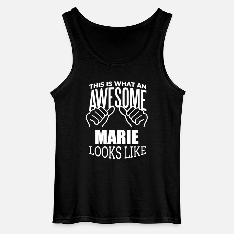 Marie - Gildan Männer Tank Top - Schwarz