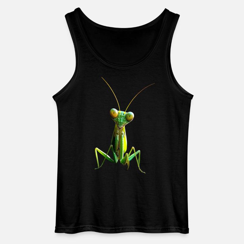 Gottesanbeterin Praying Mantis Liebe Fangschrecken - Gildan Männer Tank Top - Schwarz