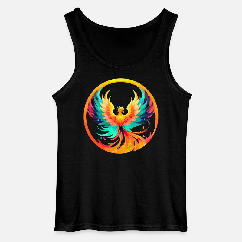 Phoenix Phönix - Gildan Männer Tank Top - Schwarz