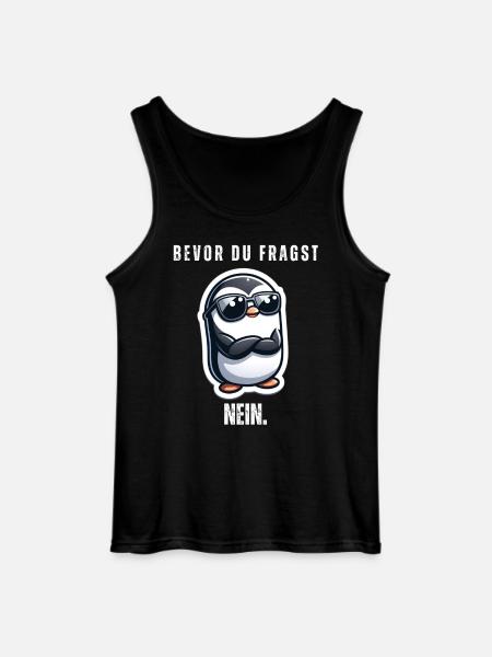 Bevor du fragst: Nein - Gildan Männer Tank Top - Schwarz