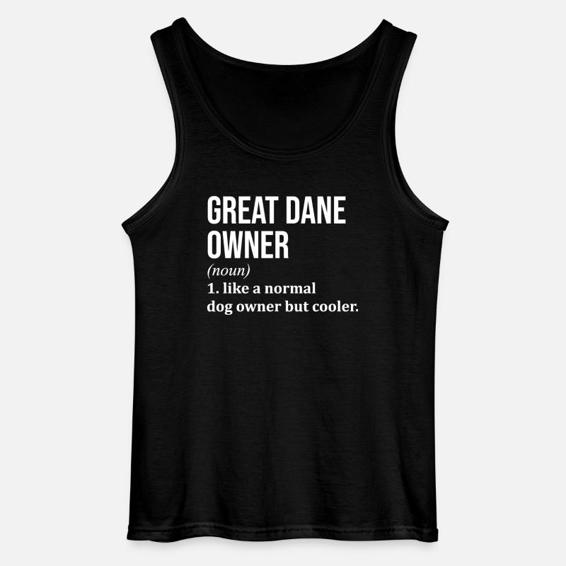 Deutsche Dogge - Gildan Männer Tank Top - Schwarz