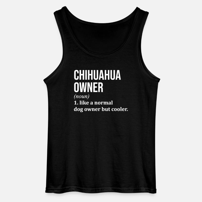 Chihuahua - Gildan Männer Tank Top - Schwarz