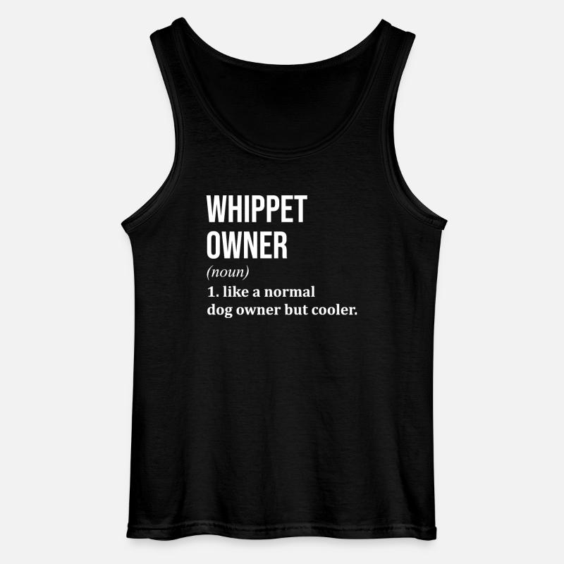whippet - Gildan Männer Tank Top - Schwarz
