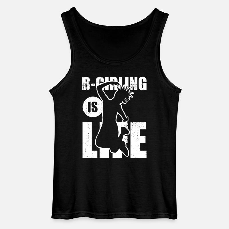B Girling - Gildan Männer Tank Top - Schwarz