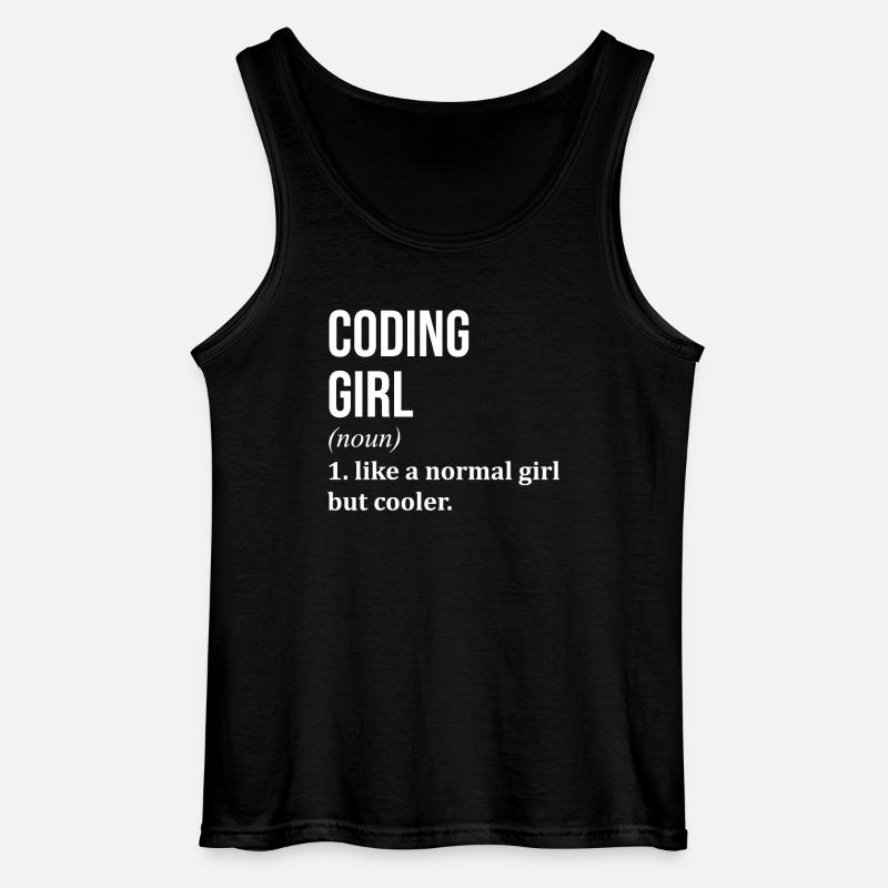 Coding - Gildan Men’s Tank Top - black