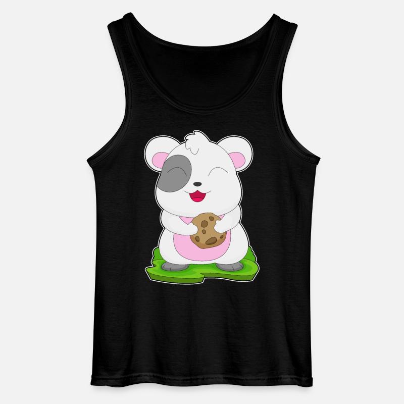 Hamster Cookie - Gildan Männer Tank Top - Schwarz