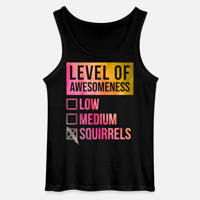 Eichhörnchen - Gildan Männer Tank Top - Schwarz