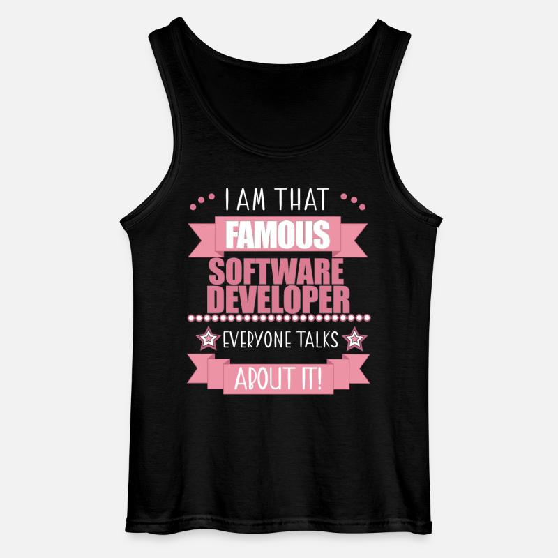 Softwareentwicklerin Beruf Damen Geschenk - Gildan Männer Tank Top - Schwarz