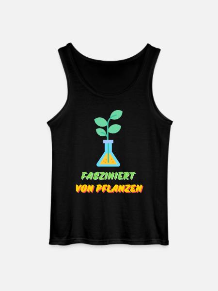 Fasziniert von Pflanzen - Gildan Männer Tank Top - Schwarz