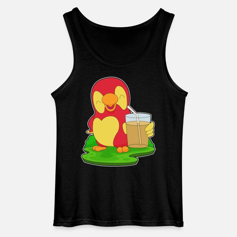 Papagei Saft - Gildan Männer Tank Top - Schwarz