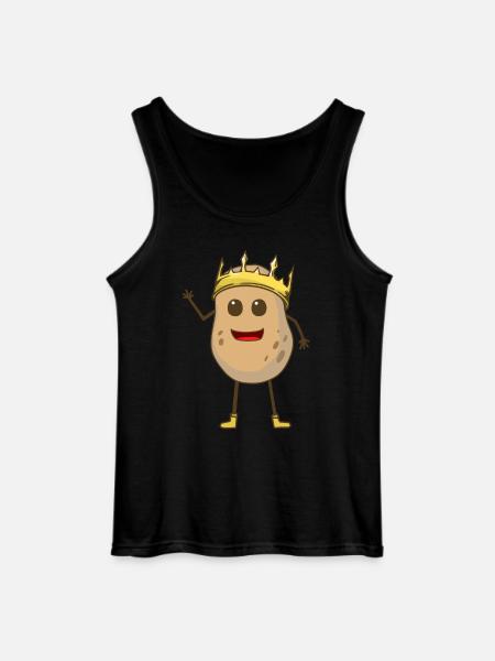 Potato, potatoes, vegetables, king - Gildan Men’s Tank Top - black
