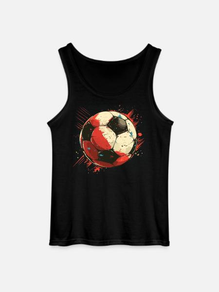 Fußball Grafik - Gildan Männer Tank Top - Schwarz