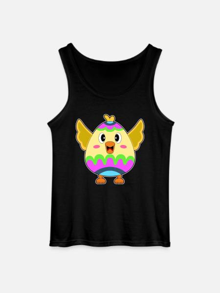 Chicken Easter Easter Egg - Gildan Men’s Tank Top - black