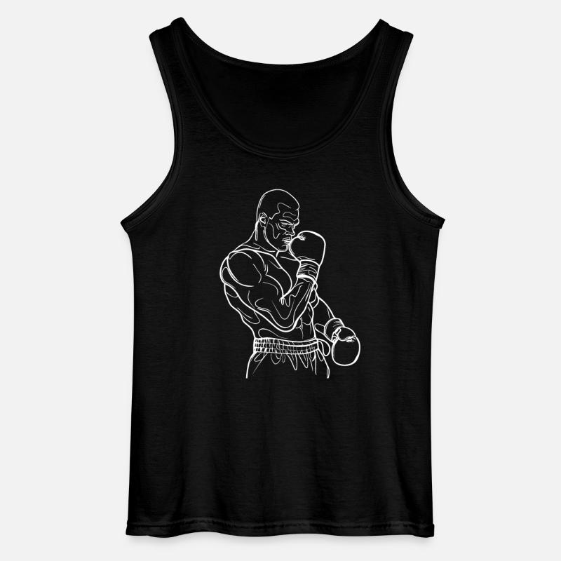 Boxer - Gildan Männer Tank Top - Schwarz
