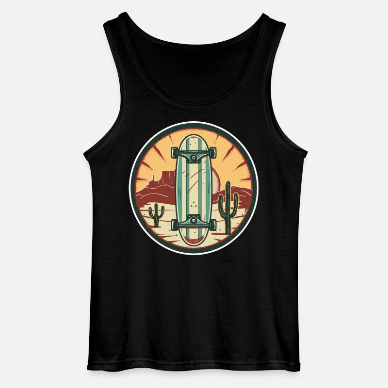 Skateboarding - Gildan Men’s Tank Top - black