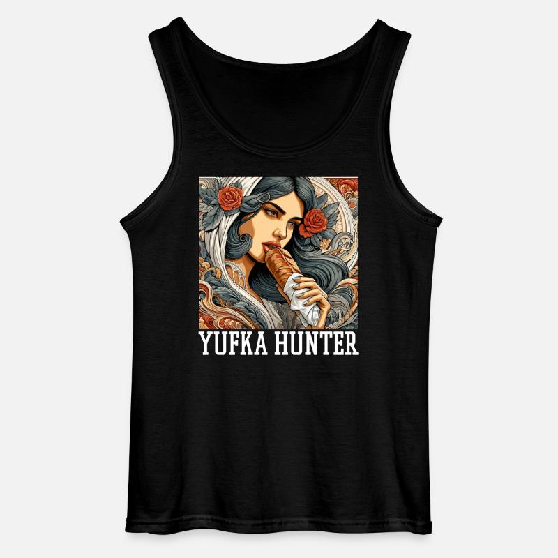 Yufka Jäger Kebab Geschenk - Gildan Männer Tank Top - Schwarz