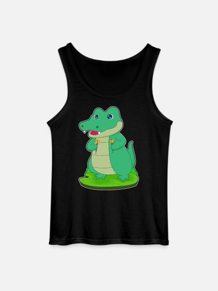 Crocodile Dart Dart - Gildan Men’s Tank Top - black
