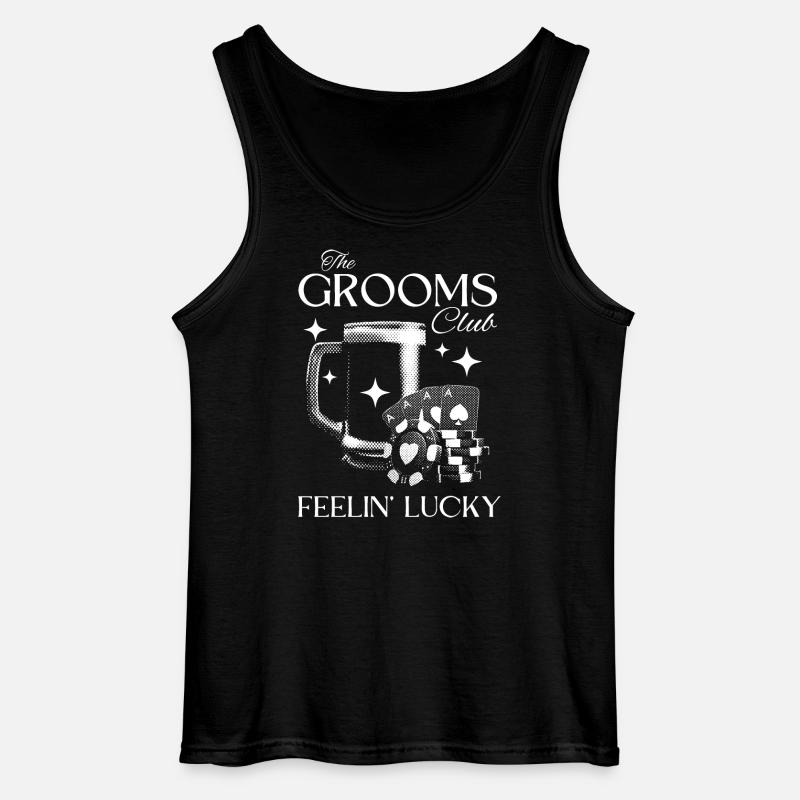 Grooms Club - Design per serate da uomo - Canotta da uomo Gildan - nero