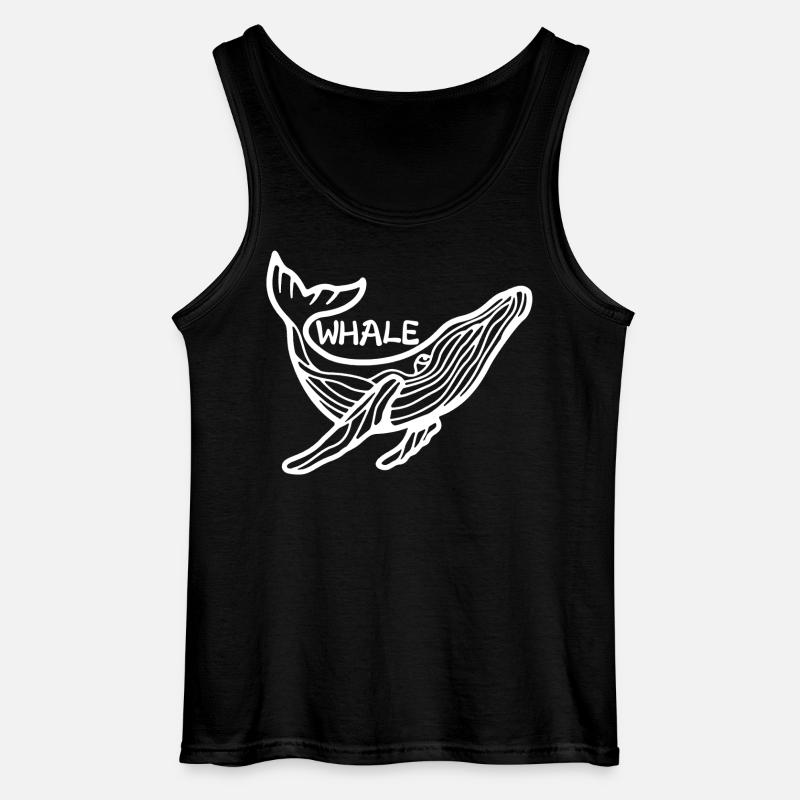 Der Riese der Meere - Gildan Männer Tank Top - Schwarz