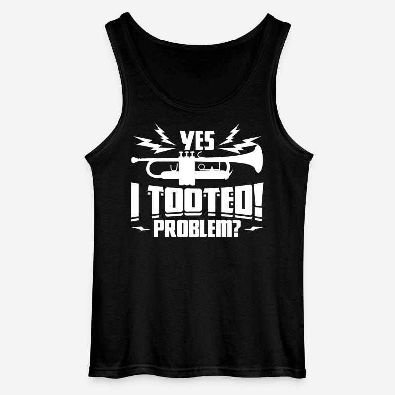 Trompeter Spruch - Gildan Männer Tank Top - Schwarz