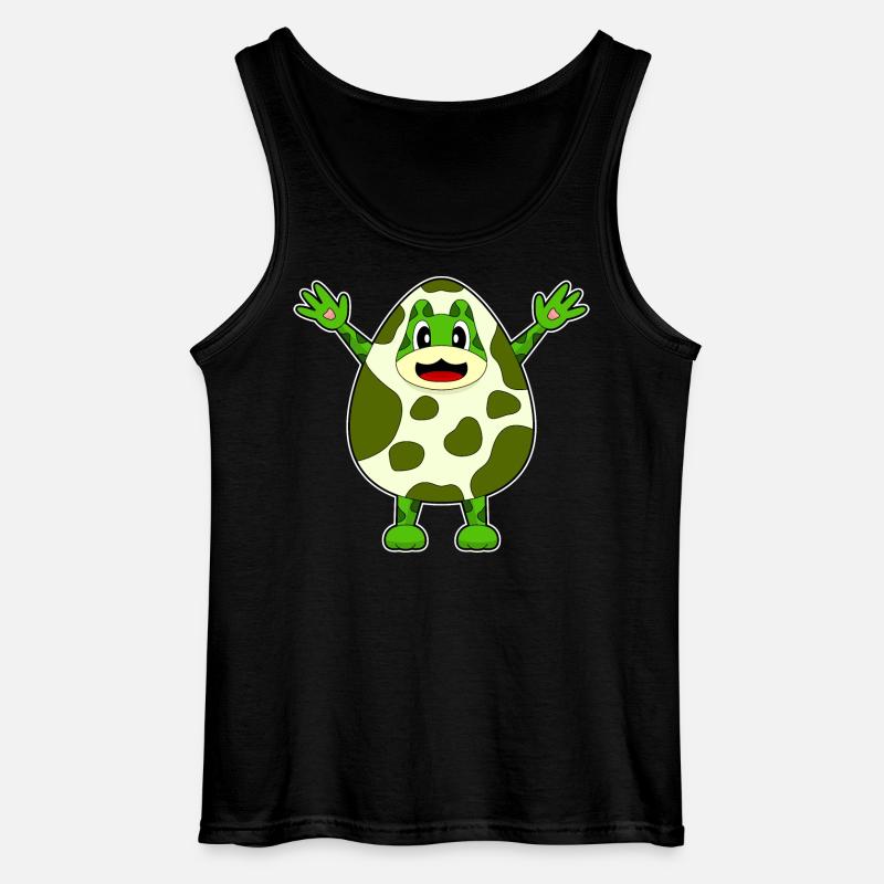 Frosch Ei - Gildan Männer Tank Top - Schwarz
