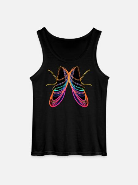 Ballettschuhe Steamwave Art - Gildan Männer Tank Top - Schwarz
