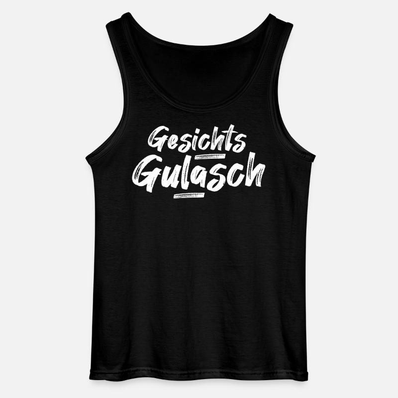 Gesichtsgulasch lustiges Geschenk Kumpel - Gildan Männer Tank Top - Schwarz
