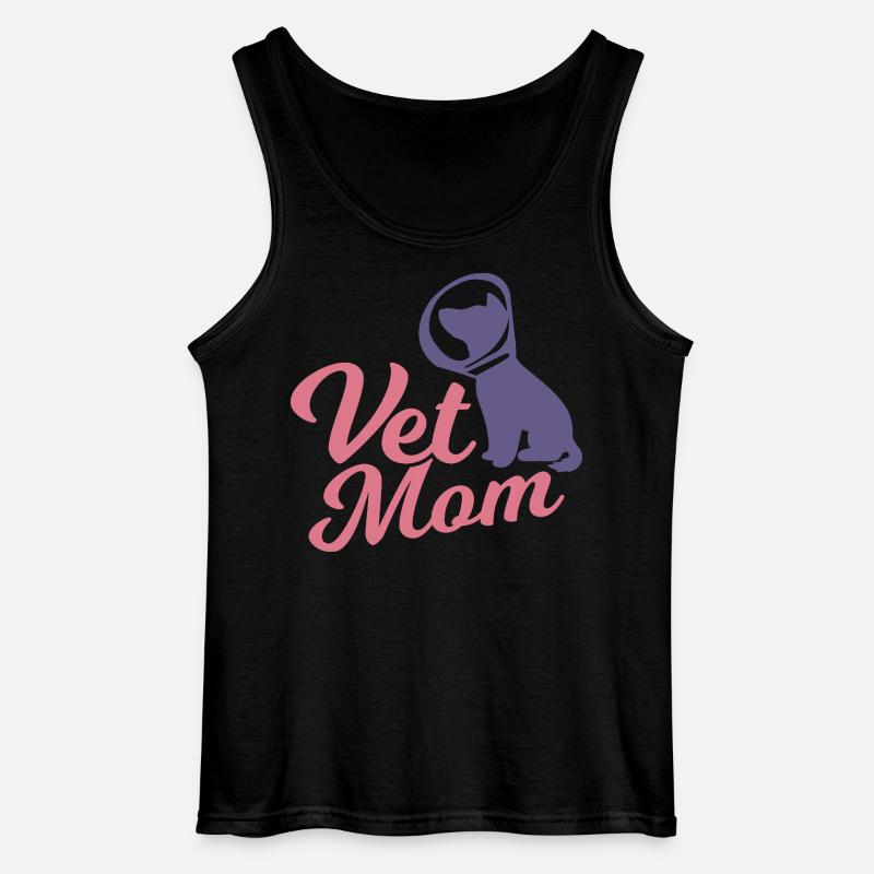 Veterinär Mutter - Gildan Männer Tank Top - Schwarz