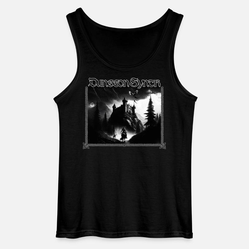 Dungeon Synth - Gildan Männer Tank Top - Schwarz