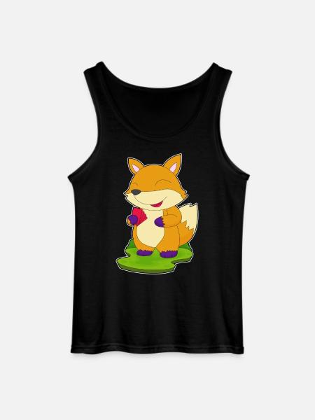 Fox Poker Poker Cards - Gildan Men’s Tank Top - black