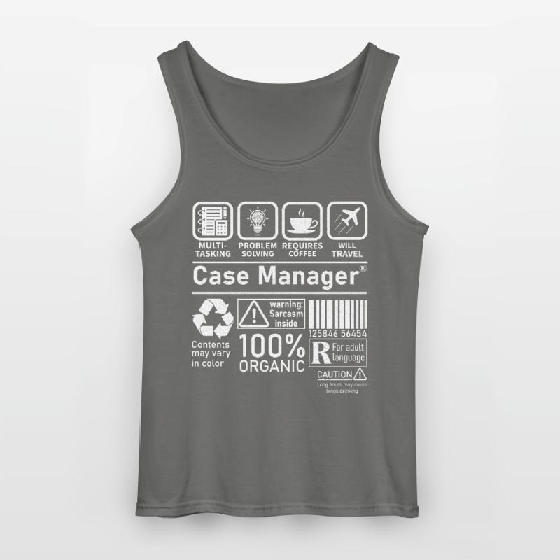 Case Manager multi tasking problem solving Gildan Männer Tank Top