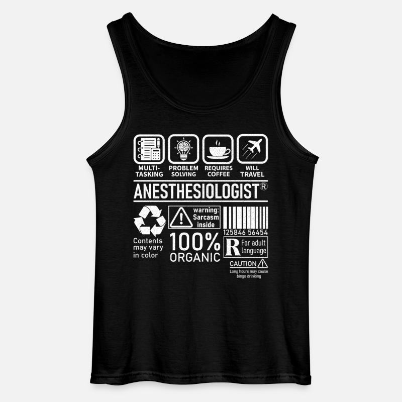 Anesthésiste multitâche résolution de problèmes - Débardeur Gildan Homme - noir